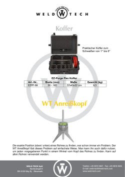 Koffer WT Anreißkopf - Weld-Tech