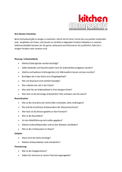 Küchen-Checkliste herunterladen
