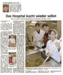 Hospital gl iedert K&uuml;che - Sankt Elisabeth Hospital G&uuml;tersloh