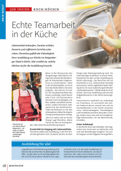 Echte Teamarbeit in der K&uuml;che - Planet