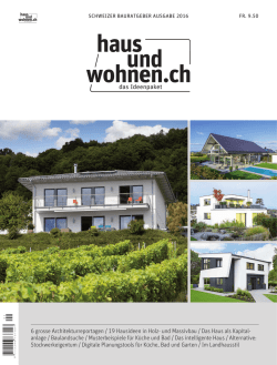 haus-und-wohnen.ch (Printausgabe) 2016