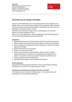 Küchenoptimierung