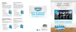 GLATT AN DIE WAND GESPIELT.