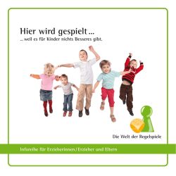 Hier wird gespielt &hellip;