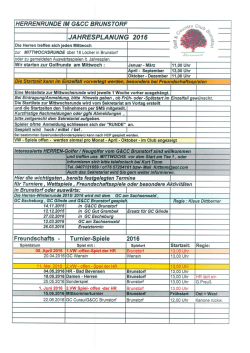 Herrenrunde PDF Terminplan - Golf & Country Club Brunstorf