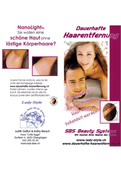 IPL Blitzlichtbehandlungen - Lady