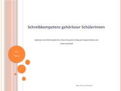 PDF - Plattform Integration & Gebärdensprache