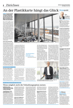 An der Plastikkarte hängt das Glück
