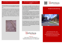 Straßenausbaubeitrag - Rothenburg ob der Tauber