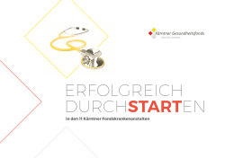 Infofolder - Med-Servicestelle des K&auml;rntner Gesundheitsfonds