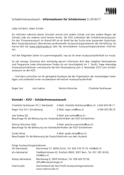Informationsblatt f&uuml;r Sch&uuml;lerinnen und Sch&uuml;ler