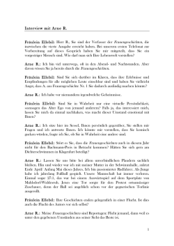 Interview mit Arne R.