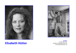 Regiemappe - elisabeth hütter