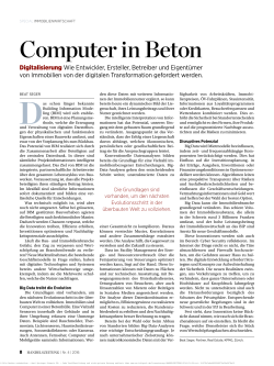 Handelszeitung Nr. 4 2016: Computer in Beton (Beat Seger)
