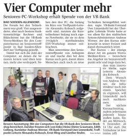 HNA - Vier Computer mehr