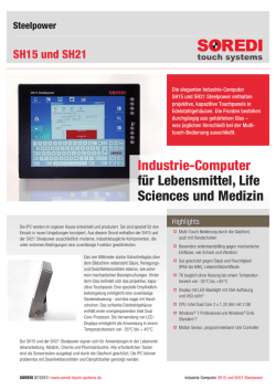 Industrie-Computer f&uuml;r Lebensmittel, Life Sciences und Medizin