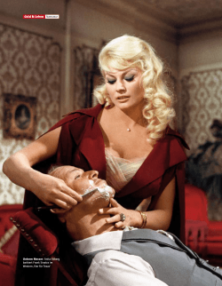 Unterm Messer: Anita Ekberg barbiert Frank Sinatra im Western