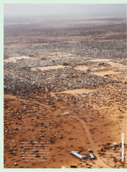 Zelte und Hütten, soweit das Auge reicht. Im Lager Dadaab