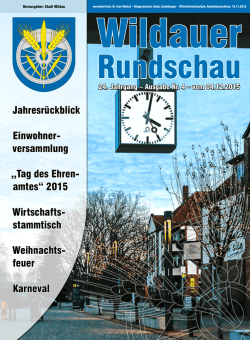 Jahresr&uuml;ckblick Einwohner- versammlung ,,Tag des Ehren