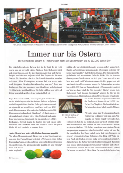 Immer nur bis Ostern