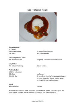 Eier- Tomaten- Toast - muehli