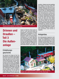 Drinnen und Drau&szlig;en &ndash; Teil 3 Die Au&szlig;en