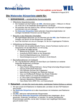 Grundsatzaussagen