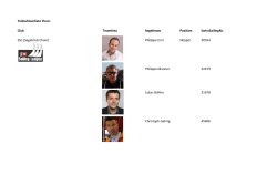 Teilnehmerliste Thun: Club Teamfoto Segelteam Position
