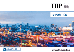 IV-POSITION - Wahrheit &uuml;ber TTIP