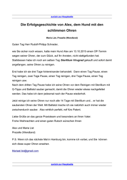 Die Erfolgsgeschichte von Alex, dem Hund mit den schlimmen Ohren
