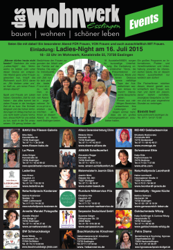 2015_Ladies_Night - MoMo Gebäudeservice