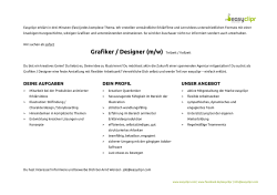 Grafiker / Designer (m/w)