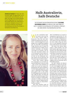 Halb Australierin, halb Deutsche