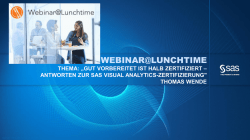 Gut vorbereitet ist halb zertifiziert &ndash; Antworten zur SAS Visual