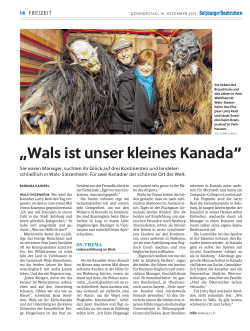Bericht in den Salzburger Nachrichten