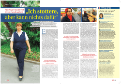 Ich stottere - Stottern & Selbsthilfe Stuttgart