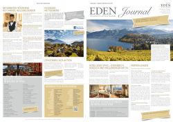 Eden-Journal Herbst & Winterausgabe