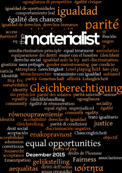 the materialist - Dezember 2015 - SMW