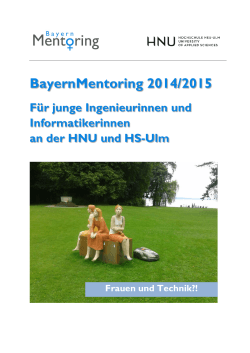 Dokumentation ProfiStufe 2014/15 - Hochschule Neu-Ulm