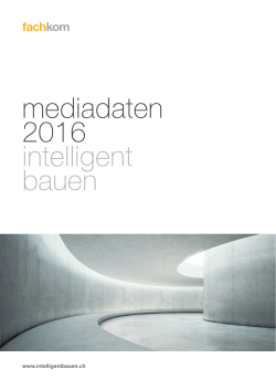 mediadaten 2016 intelligent bauen