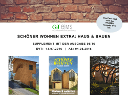 SCHÖNER WOHNEN EXTRA - Haus & Bauen