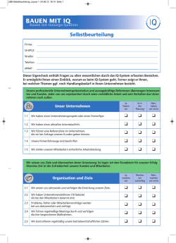 IQ-Selbstbeurteilung
