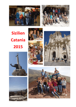 Sizilien Broschuere 2015