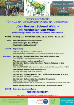 2015_11_23 Forschungsabend Norbert Scheed Wald end
