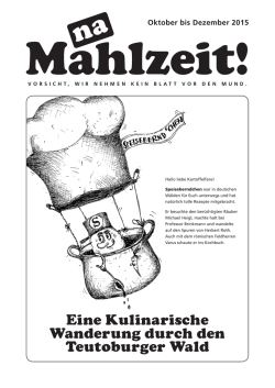 Eine Kulinarische Wanderung durch den Teutoburger Wald