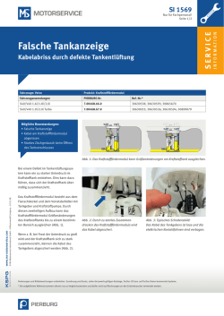 Falsche Tankanzeige - MS Motorservice Deutschland
