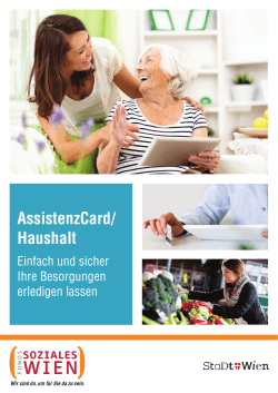 AssistenzCard/ Haushalt