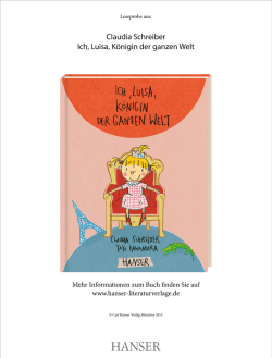 Ich, Luisa, K&ouml;nigin der ganzen Welt