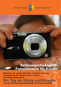 Ein Tag als K&ouml;nig und K&ouml;nigin Schlossgschp&auml;ngstli