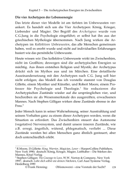 Die vier Archetypen der Lebensenergie